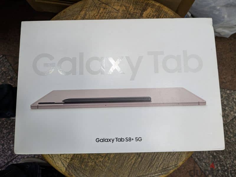 Galaxy Tab S8 Plus 5G 12.6 in  256G Bronze and Keyboard جديد 0