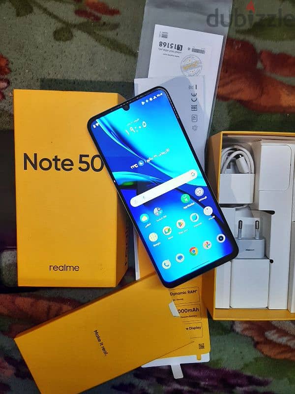 realme note 50 استخدام كام شهر 1