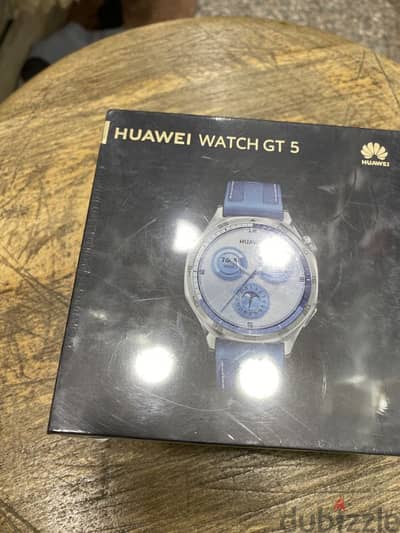 Huawei Watch GT 5 Classic 46M Blue جديدة متبرشمة بضمان الوكيل