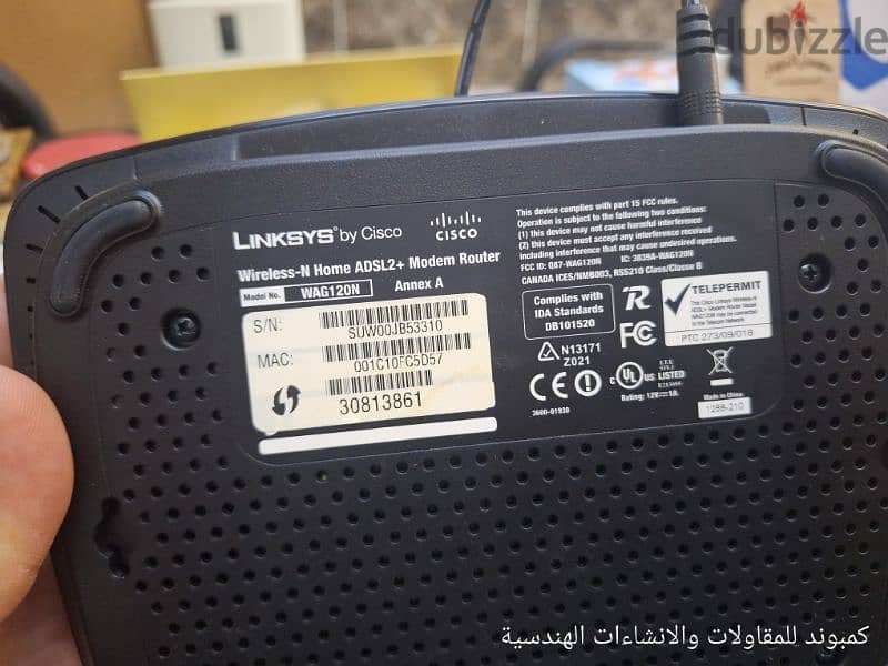 راوتر cisco وارد الخارج بحالة االزيرو 3