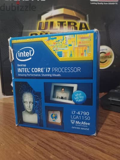 بندل i7 4790 كامل بالكرتين