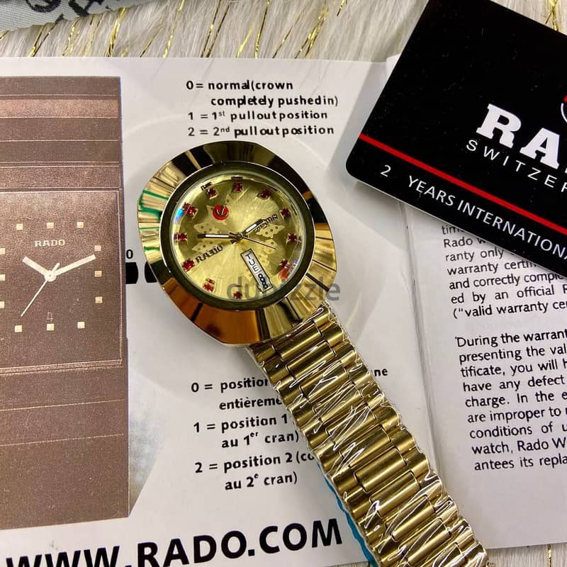 احصل على الفخامة والأناقة بأعلى جودة مع ساعة RADO 6