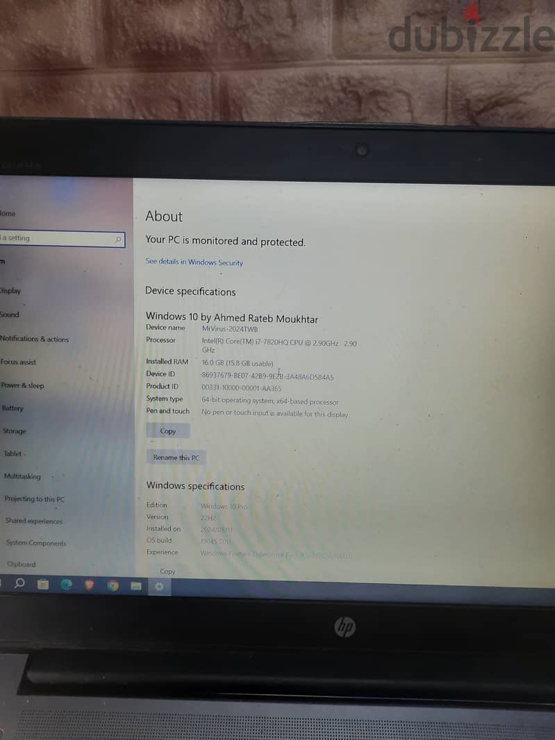 HP ZBooK 15 G4 WorkStation 5