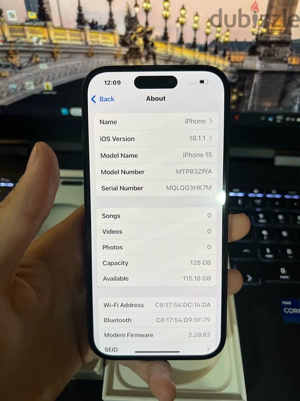 iphone 15 128gb للبيع او للبدل 8