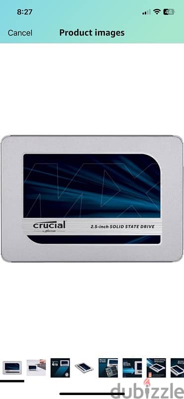 crucial MX500 SSD