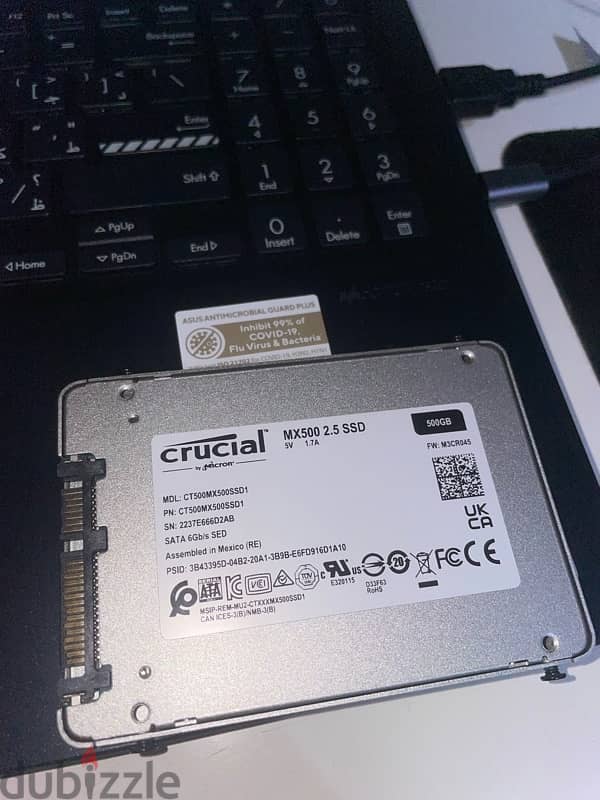 crucial MX500 SSD 2