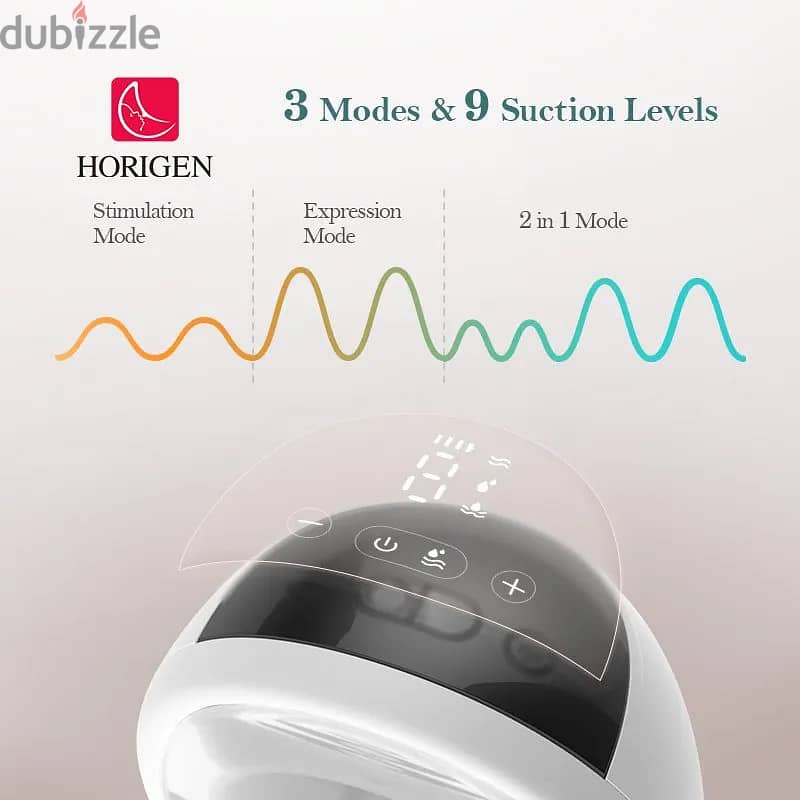 شفاط الثدي Horigen Wearable Breast Pump Gen 2 13