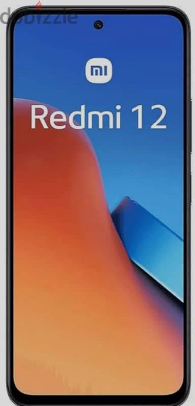 موبايل Redmi12 جديد مقفول بالكرتونه