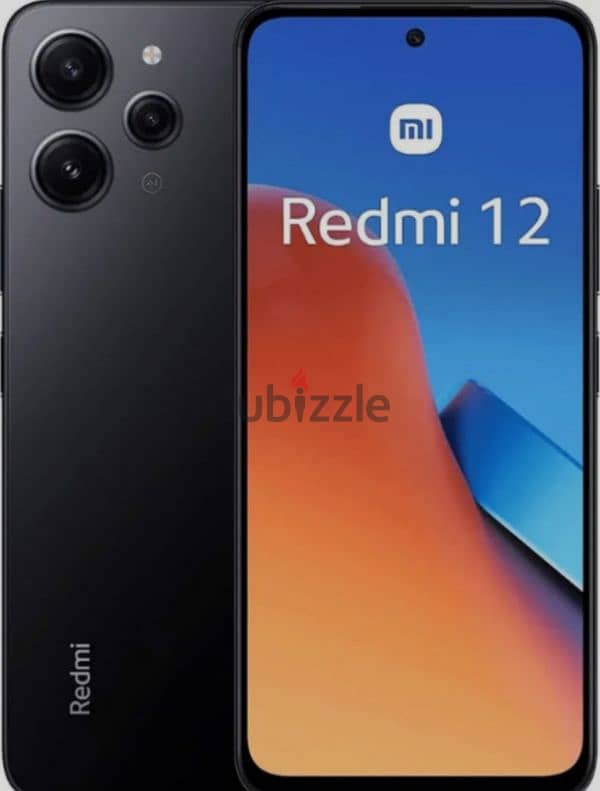 موبايل Redmi12 جديد مقفول بالكرتونه 1