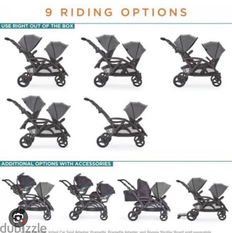 Contours Elite Double Stroller 0