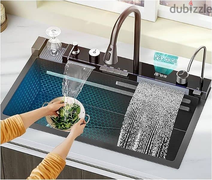 Premium Smart Sink 75 cm -  حوض مطبخ سمارت ٧٥سم 9