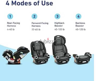 Graco 4EVER DLX car seat