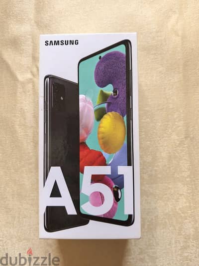 galaxy a51 بالكرتونة بدون شاحن