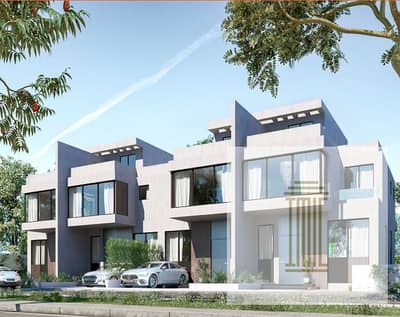 Twin house 220 m2, 4 rooms, swimming pool with garden, at launch price, Sixth Settlement building, villas compound only, 5% down payment