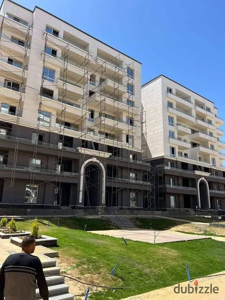 For sale, a fully finished 3-bedroom apartment, ready for viewing, with installments over 10 years, in New Cairo 0