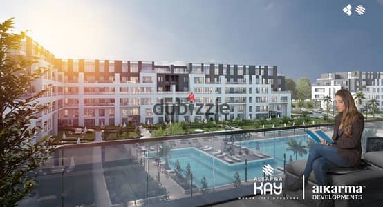 A fully finished apartment with installments in ALKARMA Compound on Nozha Road and a minute from Hyper One