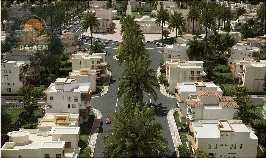 Land for sale in the Fourth District, Beit Al Watan, directly on Al Fuzoun, area of ​​600 square meters, paid in advance and in two installments, New 0