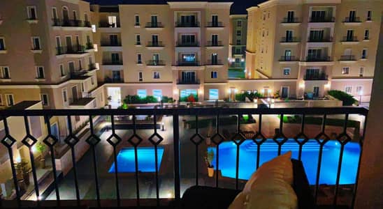 شقة للايجار 2نوم مفروش بكمبوند ميفيدا بوليفارد اعمار التجمع Apartment rent mivida