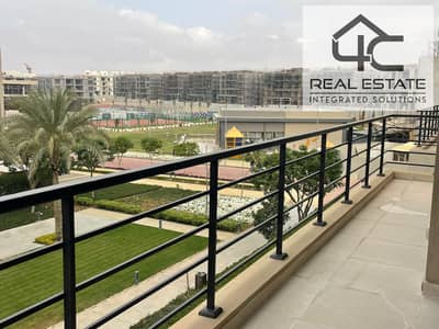 Apartment with garden ready to move for sale with fully finisheing with ac/s and dressing view on landscape in Fifth Square  and long installments