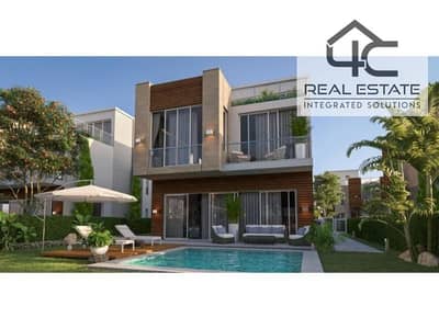 Stand alone 400 m 4 bedrooms and 2 living in prime location for sale in Azzar 2 New cairo with down payment and installments