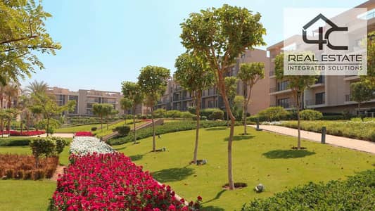 View landscape apartment one bedrooms with garden fully finished with dp 3,2 and installments for sale in Fifth Square