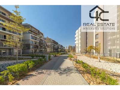 Lowest down payment for an apartment 164m view landscape with installments 3  bedrooms for sale in compound palm hills new cairo