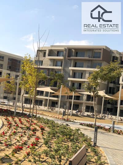 Lowest down payment for an apartment 213m ready to move with installments 4 bedrooms in compound palm hills new cairo fifth settlement