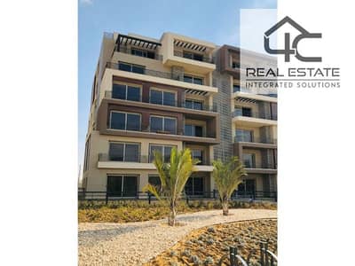 Apartment 164m for sale at the lowest price Ready to move with installments, the lowest down payment direct view on the villas in palm hills new cairo