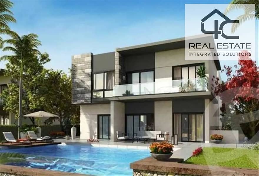 In installment quart 472 villas town house corner with the lowest down payment in the market and installments for delivery in March 2025 in Creek Town 0