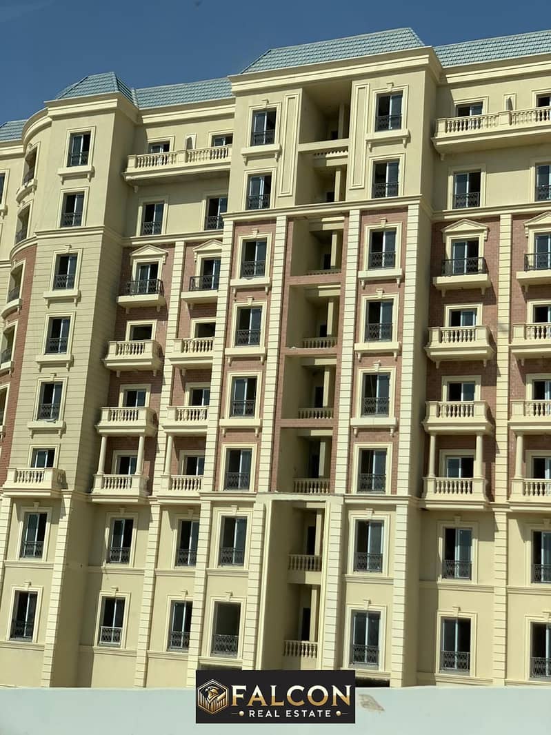 With a 10% down payment, an apartment for sale with immediate receipt and super luxury finishing in the Latin District of El Alamein in front of El Al 0