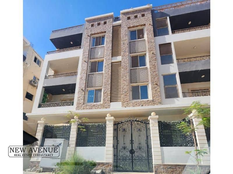 North oriented Ground apt in Andalus New Cairo, 3 bedrooms (1 master bedroom), 2 bathrooms, Semi-finished 0