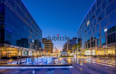 For sale, an office or clinic of 63 square meters in Capital Business Park Mall, Sheikh Zayed, fully finished and rented