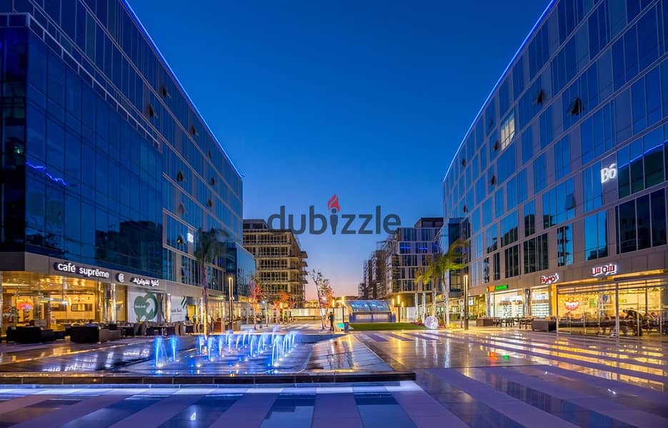 For sale, an office or clinic of 63 square meters in Capital Business Park Mall, Sheikh Zayed, fully finished and rented 0