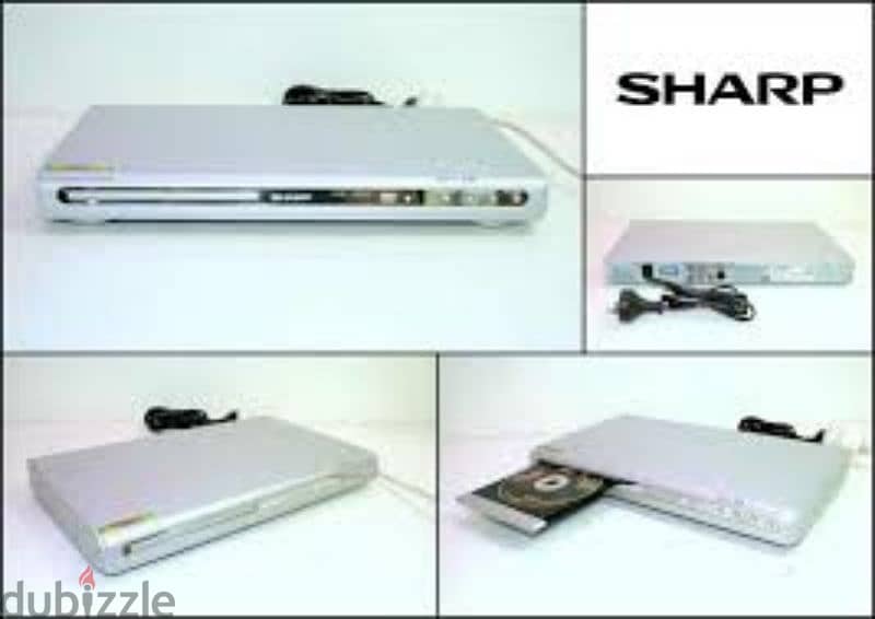 SHARP DVD CD PLAYER مشغل أقراص شارب أصلي جديد 12