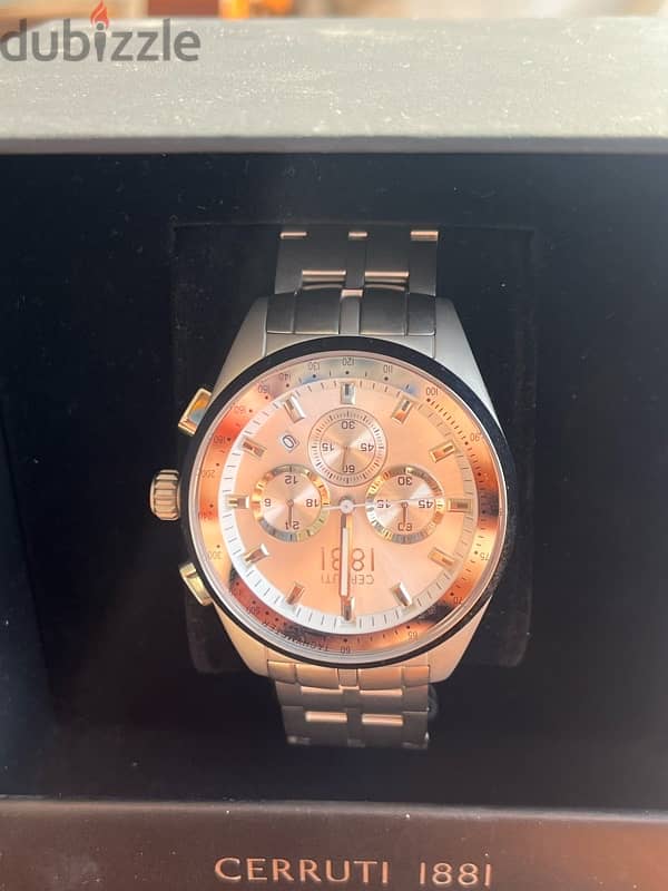 Untouched New Cerruti 1881 Watch - Silver SS 6