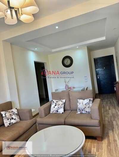 The Idris Zayed, 112 m, third floor, with furniture and appliances 3 sleep 2 bathrooms 2 terraces Viewball There is an elevator The price is 7 millio