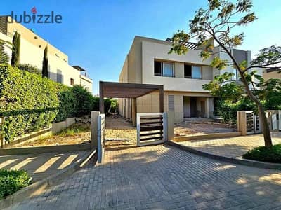 Twin house for sale in installments over 6 years, in front of Al-Rehab