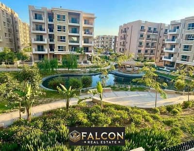 For sale a 2-bedroom apartment 120 sqm in front of Madinaty minutes from Cairo Airport and the Fifth Settlement