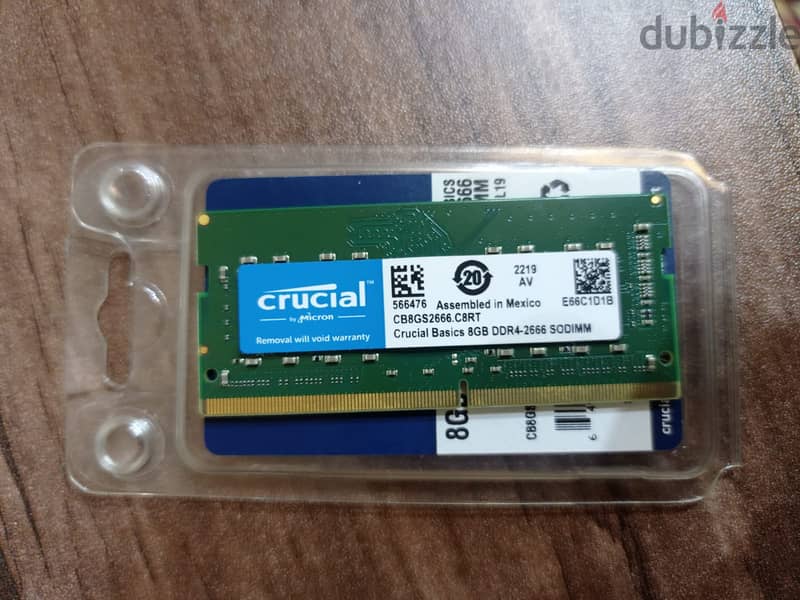 رام من crucial 8gb ddr4 1