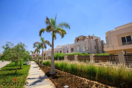 For sale, a separate 322 sqm villa in Atrio Compound - Iwan, Sheikh Zayed City, on Nozha Main Street.