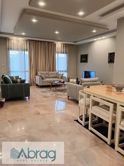 156 sqm apartment for rent, fully furnished with appliances, Super Lux Courtyard, Sheikh Zayed