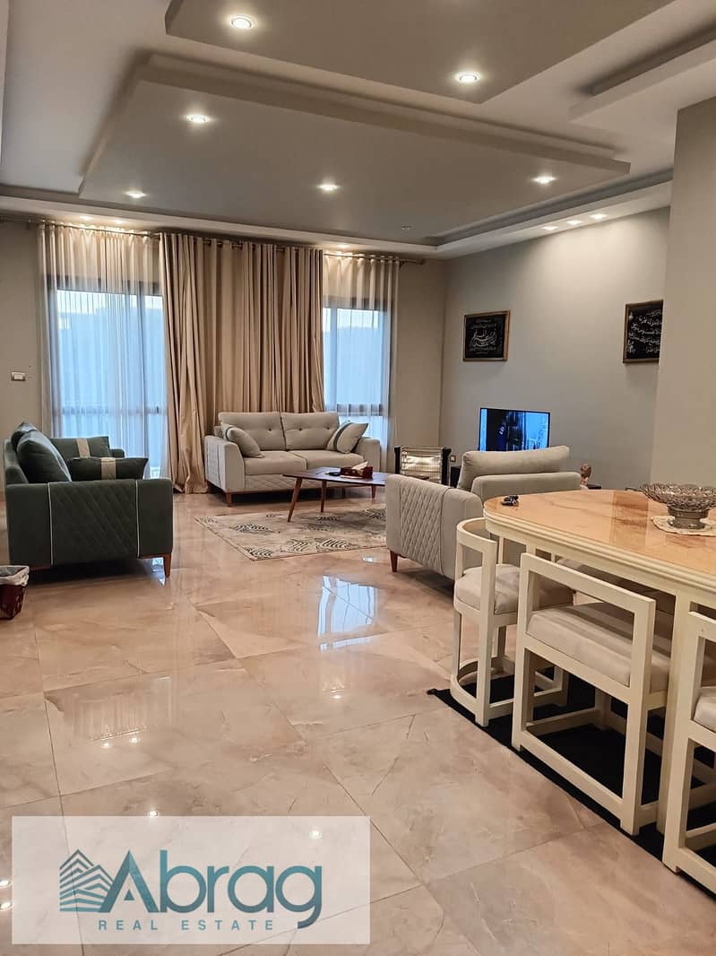 156 sqm apartment for rent, fully furnished with appliances, Super Lux Courtyard, Sheikh Zayed 0