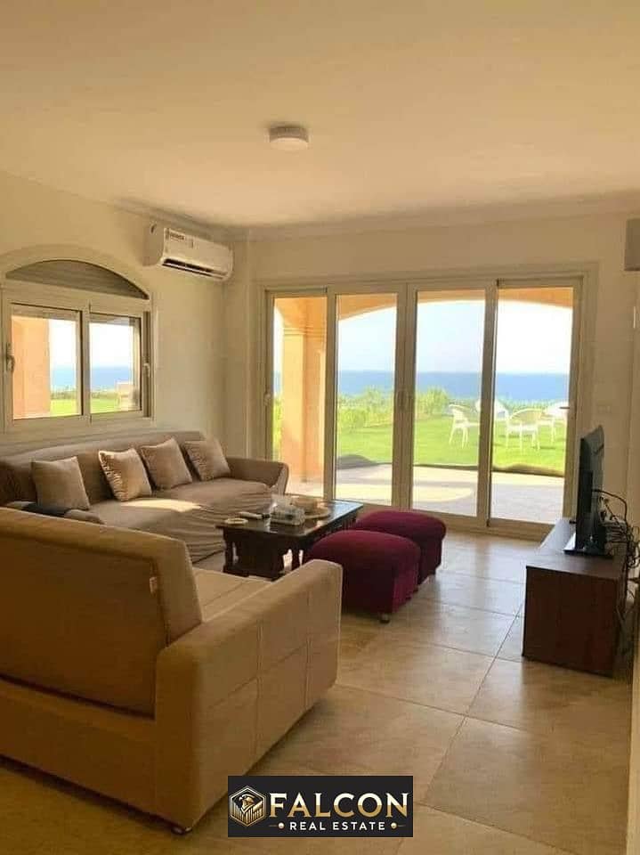 Chalet for immediate delivery, corner, sea view, 3 rooms,rady to move , first row on the sea, with the lowest down payment 0