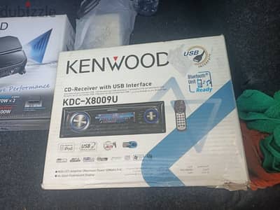 Kenwood car system كاسيت و سماعات و gm