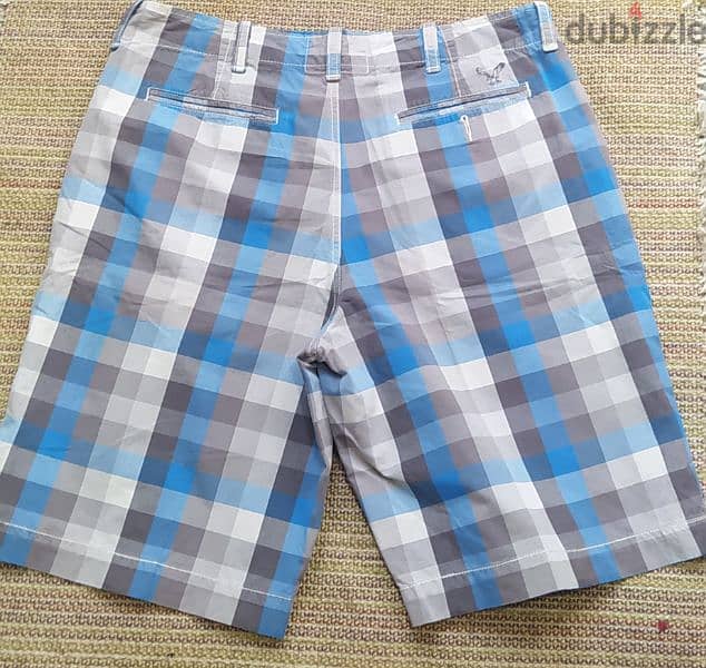 شورت Casual blue gray plaid من American Eagle 1