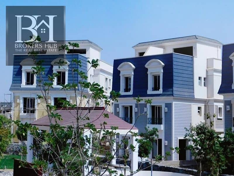 فيلا للبيع فى قلب التجمع الخامس كمبوند ماونتن فيو A villa for sale in the heart of New Cairo, Mountain View Compound. 0