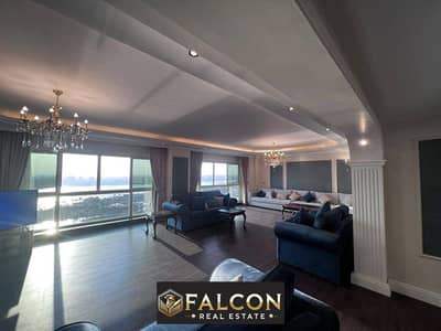 Hotel apartments for sale 415 m (finished) in Nile Pearl Tower under the management of Hilton on the Nile in Maadi