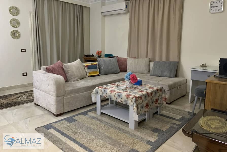 Furnished apartment for rent in South Lotus, opposite the American University in Fifth Settlement 0