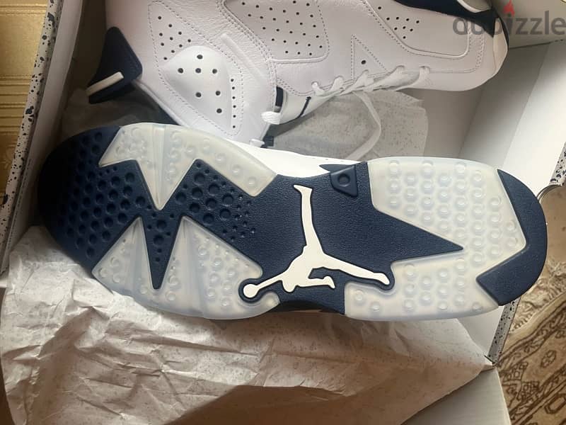 air jordan 6 retro white & midnight navy 4