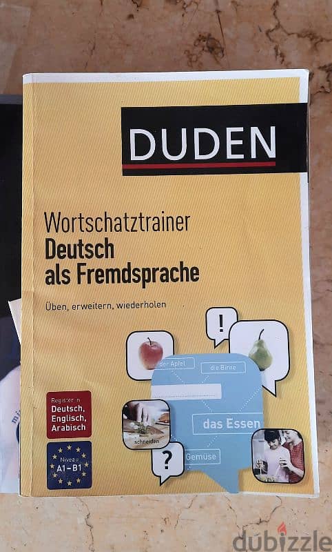 كتب Menschen منشن A2 B1 + كتاب duden Wortschatztrainer 1